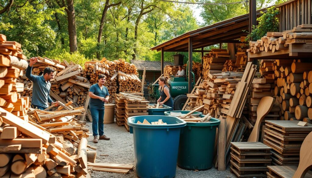Local Wood Recycling Benefits